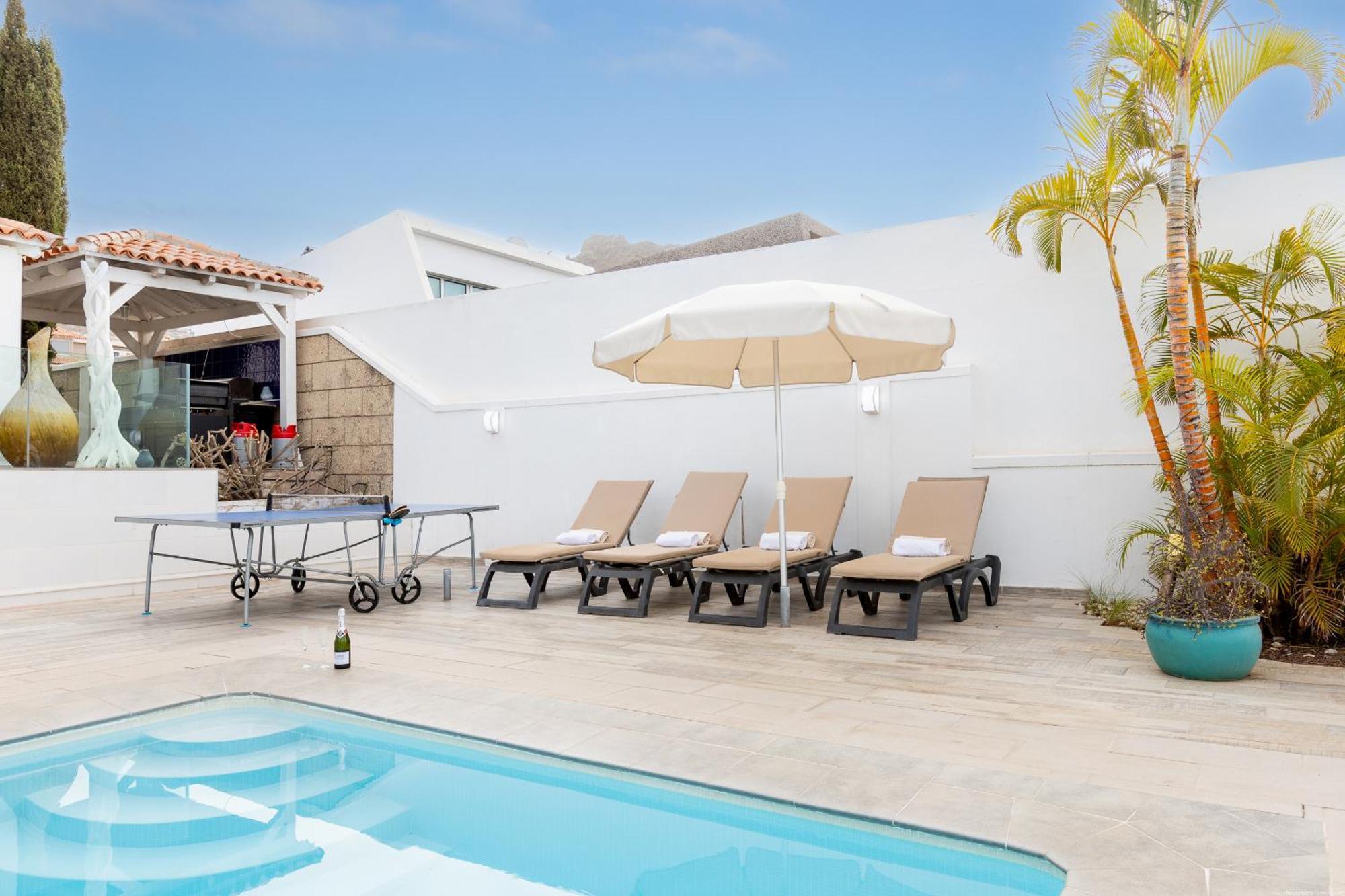 Villa Ocean Palm, Heated Pool! Costa Adeje  Bagian luar foto